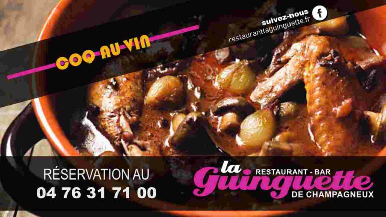 coq au vin Country line dance au restaurant bar la guinguette de Champagneux