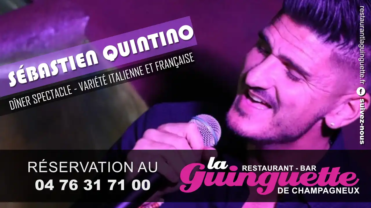 You are currently viewing Sebastien Quintino au restaurant – bar la Guinguette de Champagneux