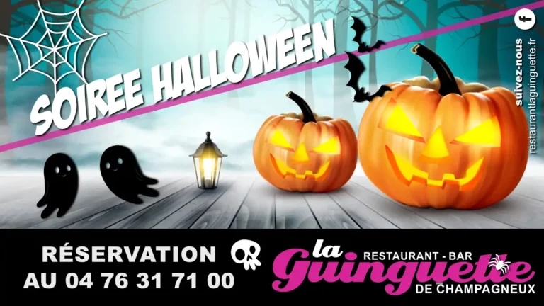 Soirée Halloween au restaurant bar la guinguette de Champagneux