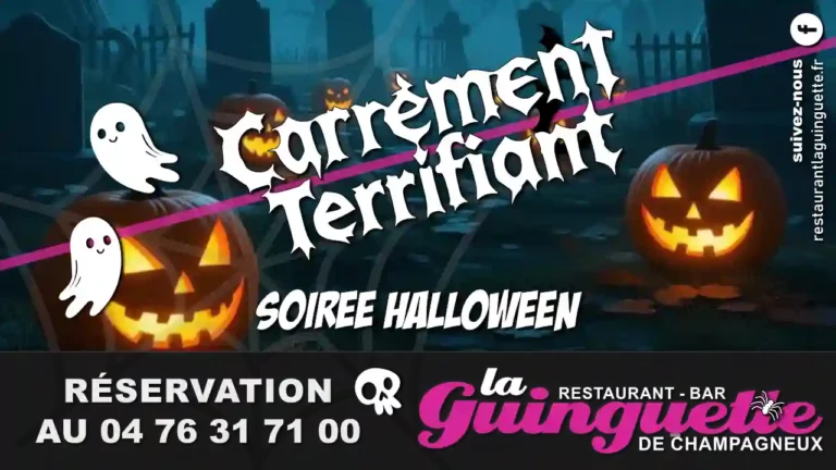 Soirée Halloween au restaurant bar la guinguette de Champagneux