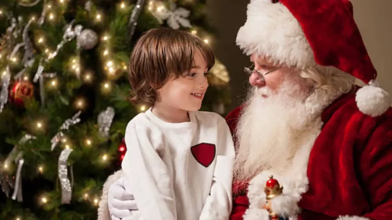 Père Noël au restaurant bar la Guinguette de Champagneux
