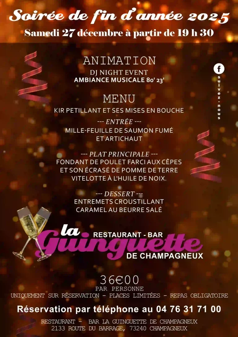 Restaurant Bar La Guinguette de Champagneux