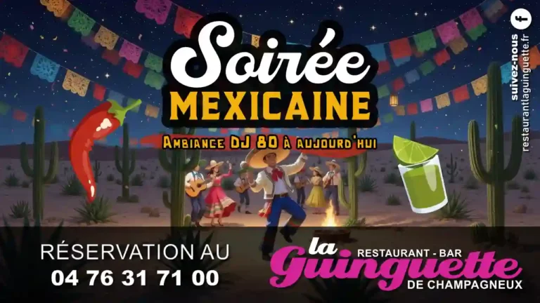 Soirée Mexicaine au restaurant Bar La Guinguette de Champagneux